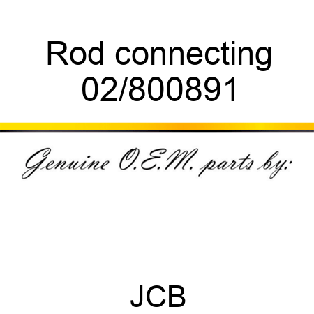 Rod connecting 02/800891