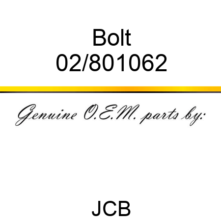 Bolt 02/801062