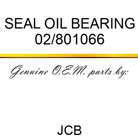 SEAL OIL BEARING 02/801066