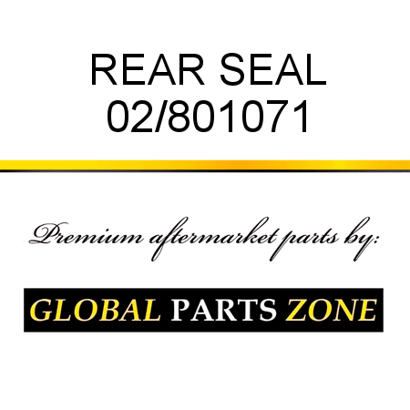 REAR SEAL 02/801071