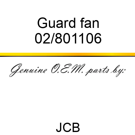 Guard fan 02/801106