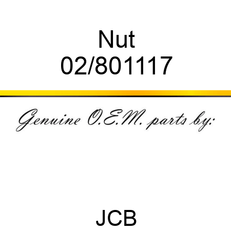 Nut 02/801117