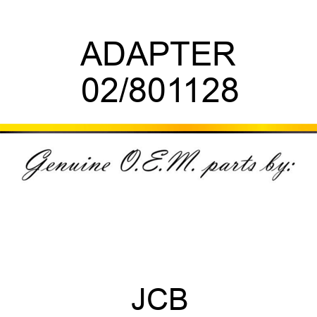 ADAPTER 02/801128