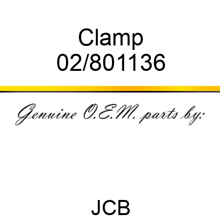Clamp 02/801136