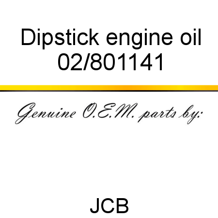 Dipstick, engine oil 02/801141