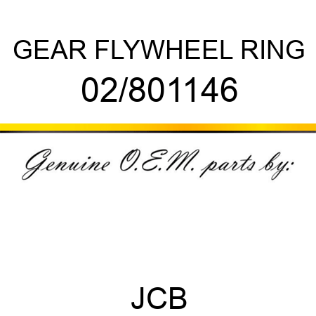 GEAR FLYWHEEL RING 02/801146