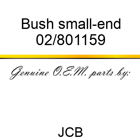 Bush small-end 02/801159