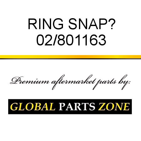 RING SNAP? 02/801163