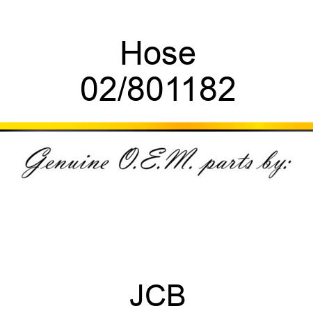 Hose 02/801182