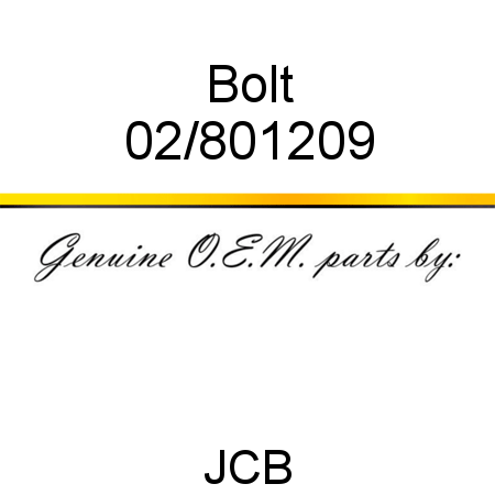 Bolt 02/801209