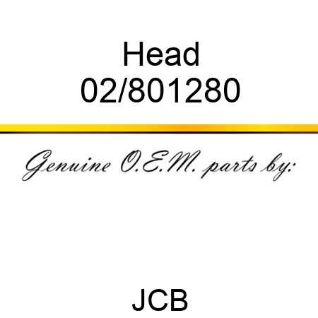 Head 02/801280