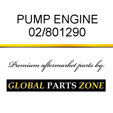 PUMP ENGINE 02/801290