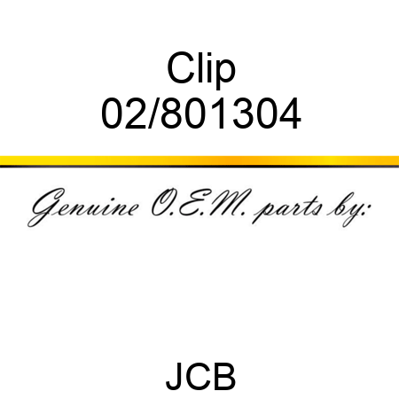 Clip 02/801304