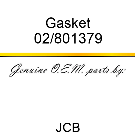 Gasket 02/801379