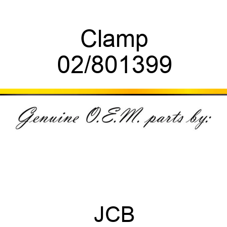 Clamp 02/801399