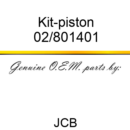 Kit-piston 02/801401