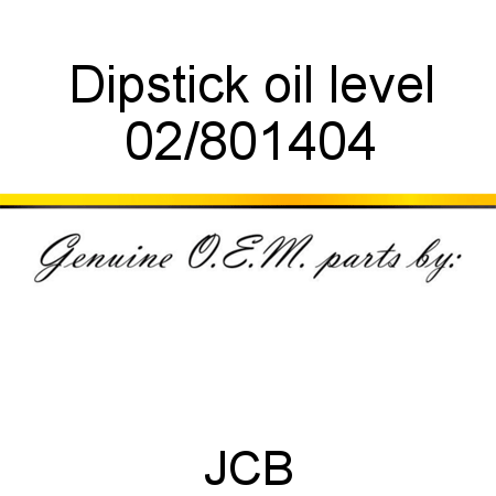 Dipstick oil level 02/801404
