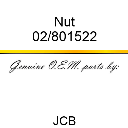 Nut 02/801522