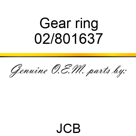 Gear ring 02/801637