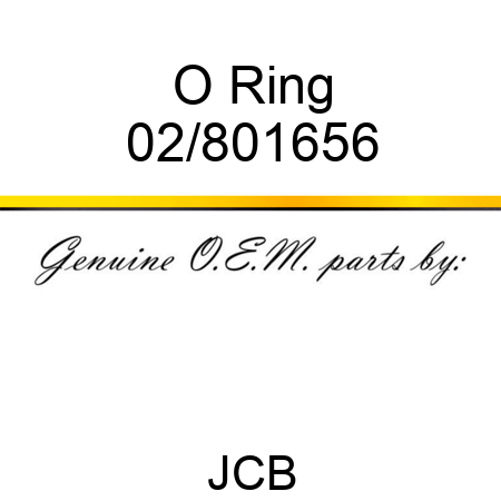 O Ring 02/801656