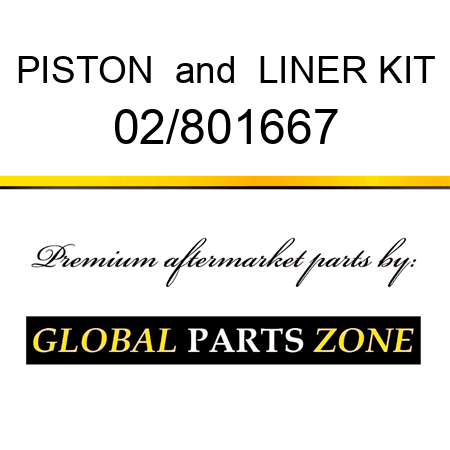 PISTON & LINER KIT 02/801667