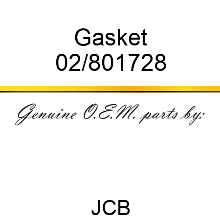 Gasket 02/801728