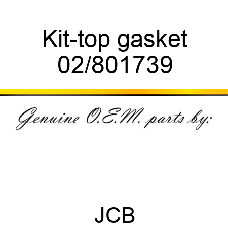 Kit-top gasket 02/801739