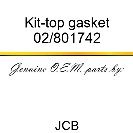 Kit-top gasket 02/801742