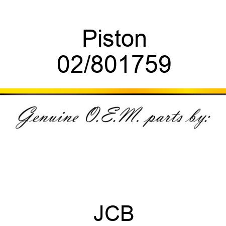 Piston 02/801759