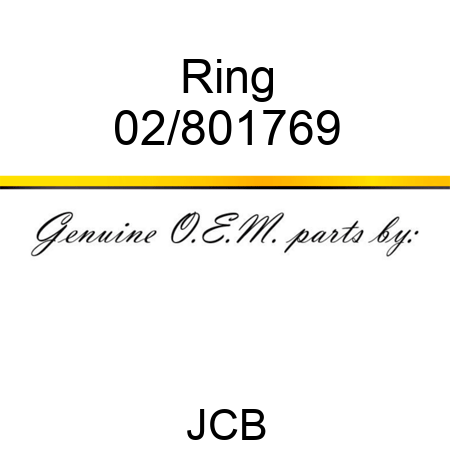 Ring 02/801769