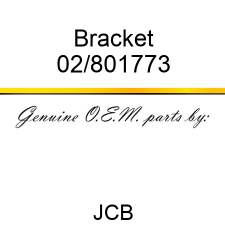 Bracket 02/801773