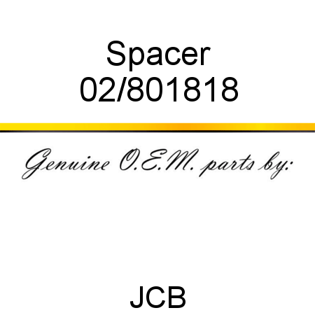 Spacer 02/801818