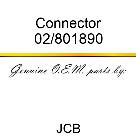 Connector 02/801890