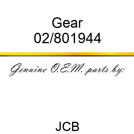 Gear 02/801944