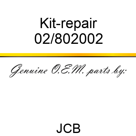 Kit-repair 02/802002