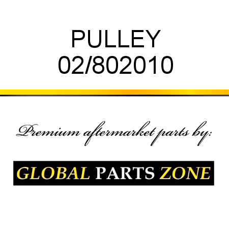 PULLEY 02/802010
