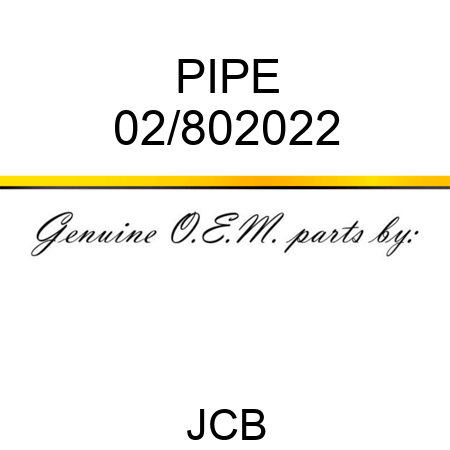 PIPE 02/802022