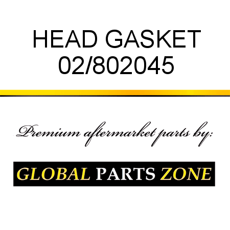 HEAD GASKET 02/802045