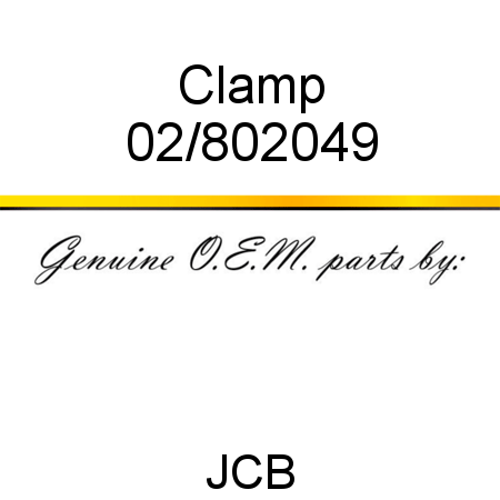 Clamp 02/802049