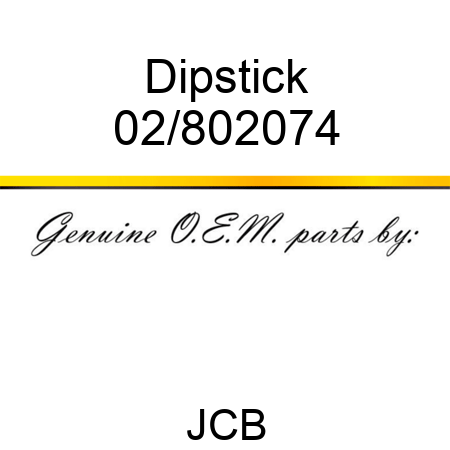 Dipstick 02/802074