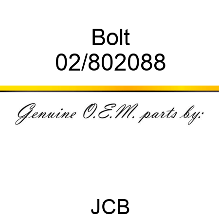 Bolt 02/802088