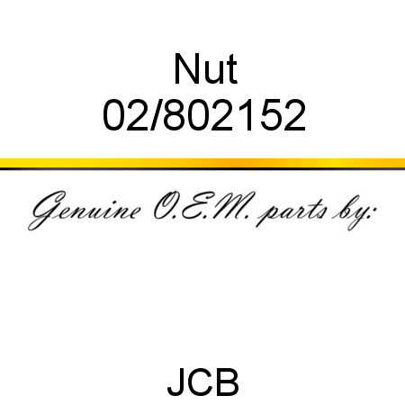 Nut 02/802152