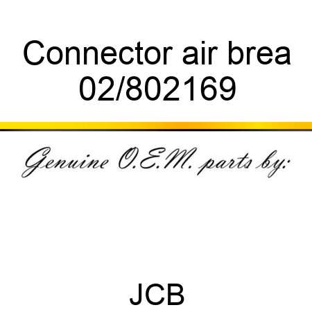 Connector air brea 02/802169