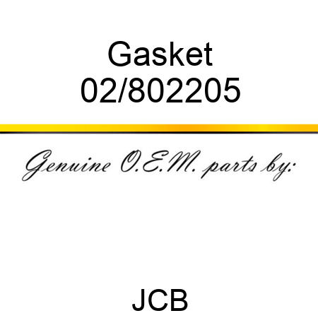 Gasket 02/802205