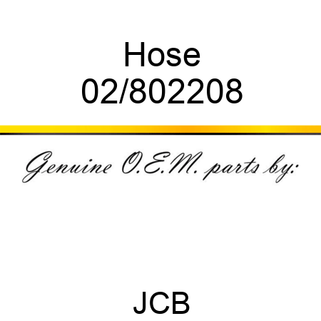 Hose 02/802208