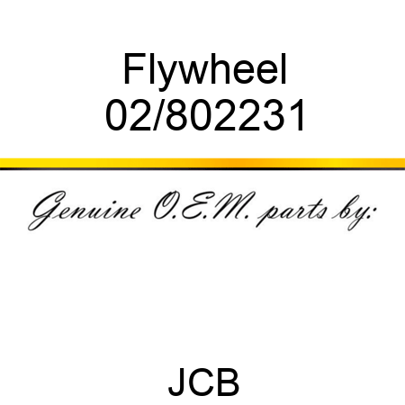 Flywheel 02/802231