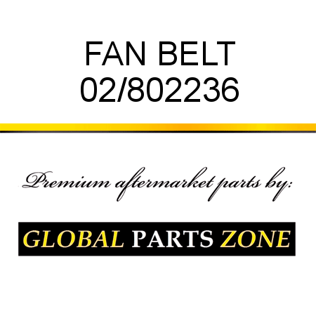 FAN BELT 02/802236