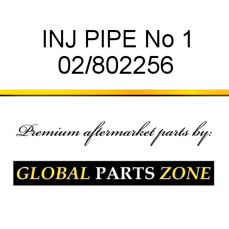 INJ PIPE No 1 02/802256