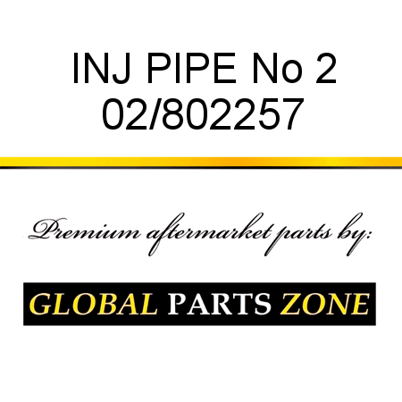 INJ PIPE No 2 02/802257