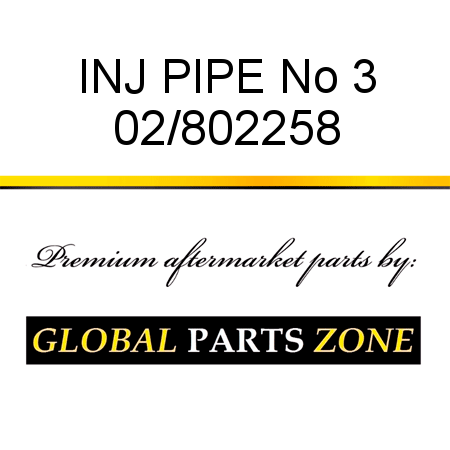 INJ PIPE No 3 02/802258